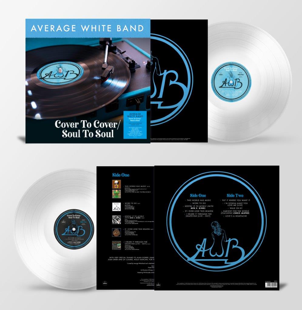 Cover To Cover / Soul To Soul Clear Heavyweight Vinyl by Average White Band