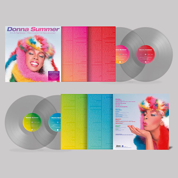 I'm A Rainbow Recovered and Recoloured Clear Double Heavyweight Vinyl by Donna Summer