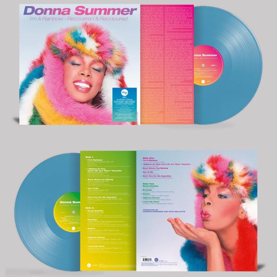 I'm A Rainbow Recovered and Recoloured NAD 21 Vinyl by Donna Summer