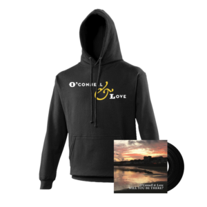 White Logo Vinyl and Hoody by O'Connell & Love