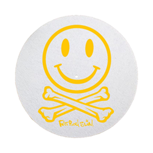 White 'Smiley Logo' 12" Slipmatt" by Fatboy Slim