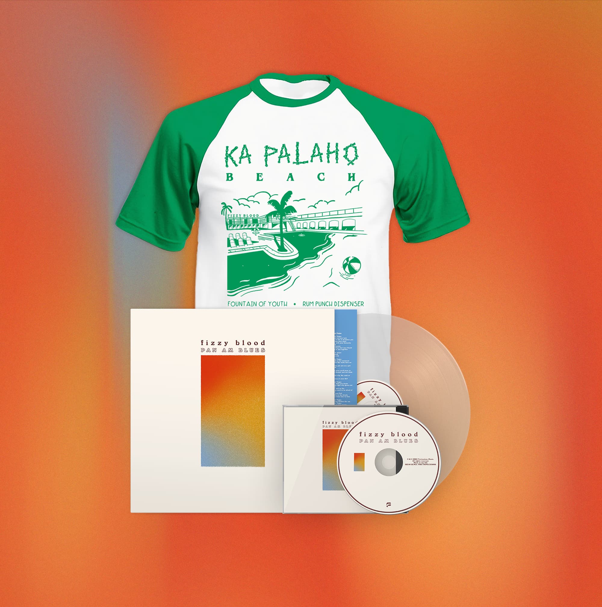 LP + CD + Ka Palaho T-Shirt by fizzy blood