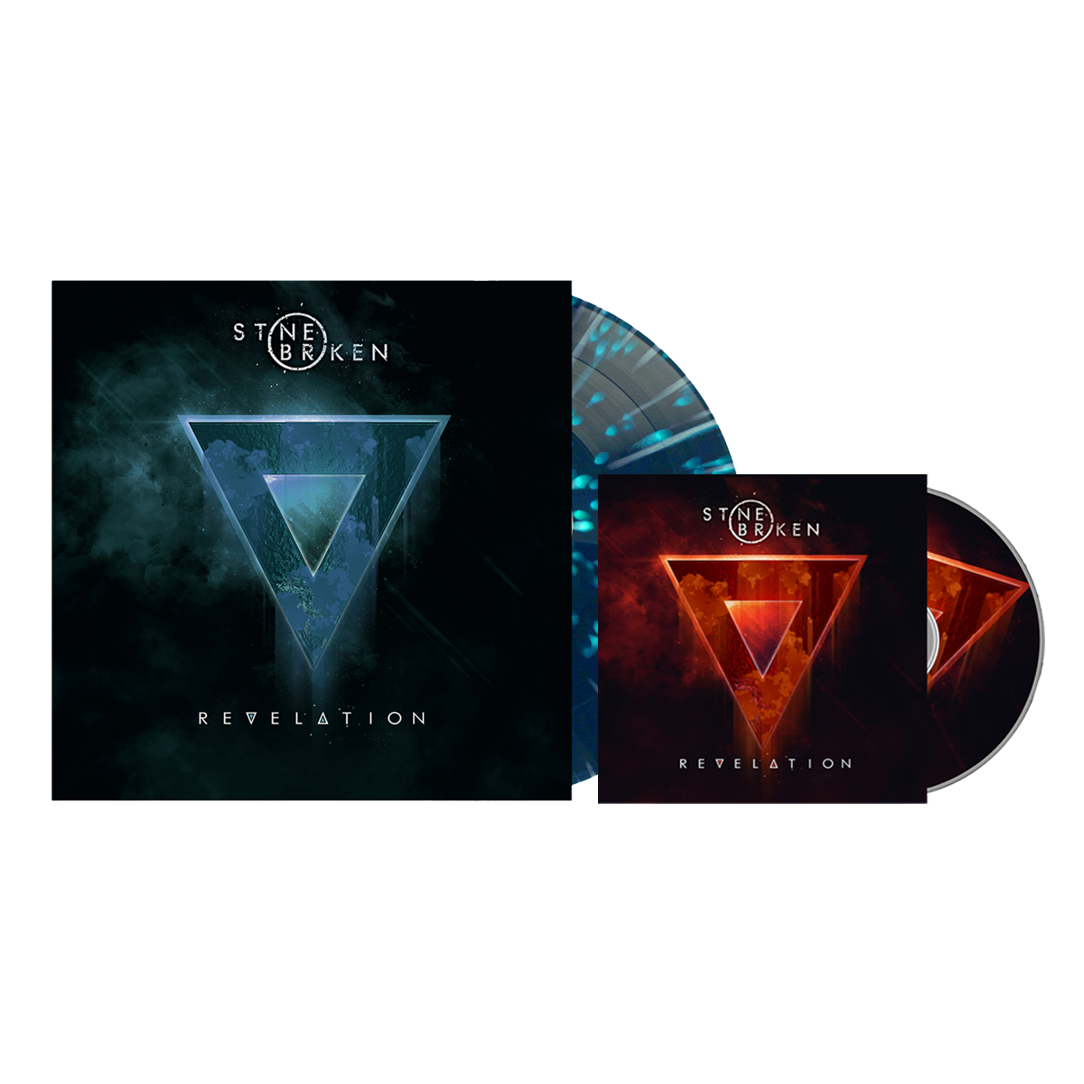 Revelation Deluxe CD + Blue & Black Splatter Vinyl by Stone Broken