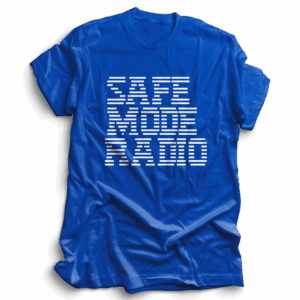 Safe Mode Radio T-Shirt Blue by Tigercub