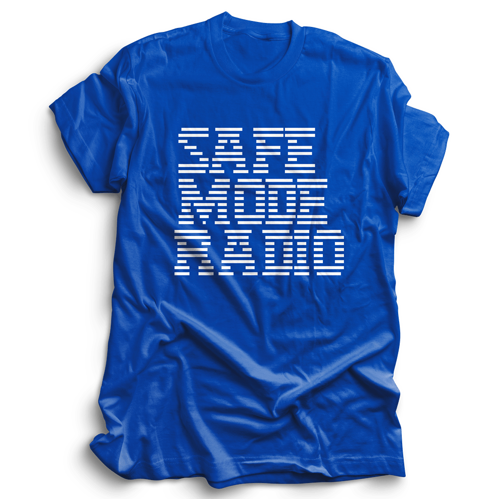 Safe Mode Radio T-Shirt Blue by Tigercub