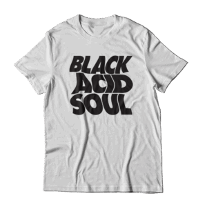 Black Acid Soul T-Shirt (White) by Lady Blackbird