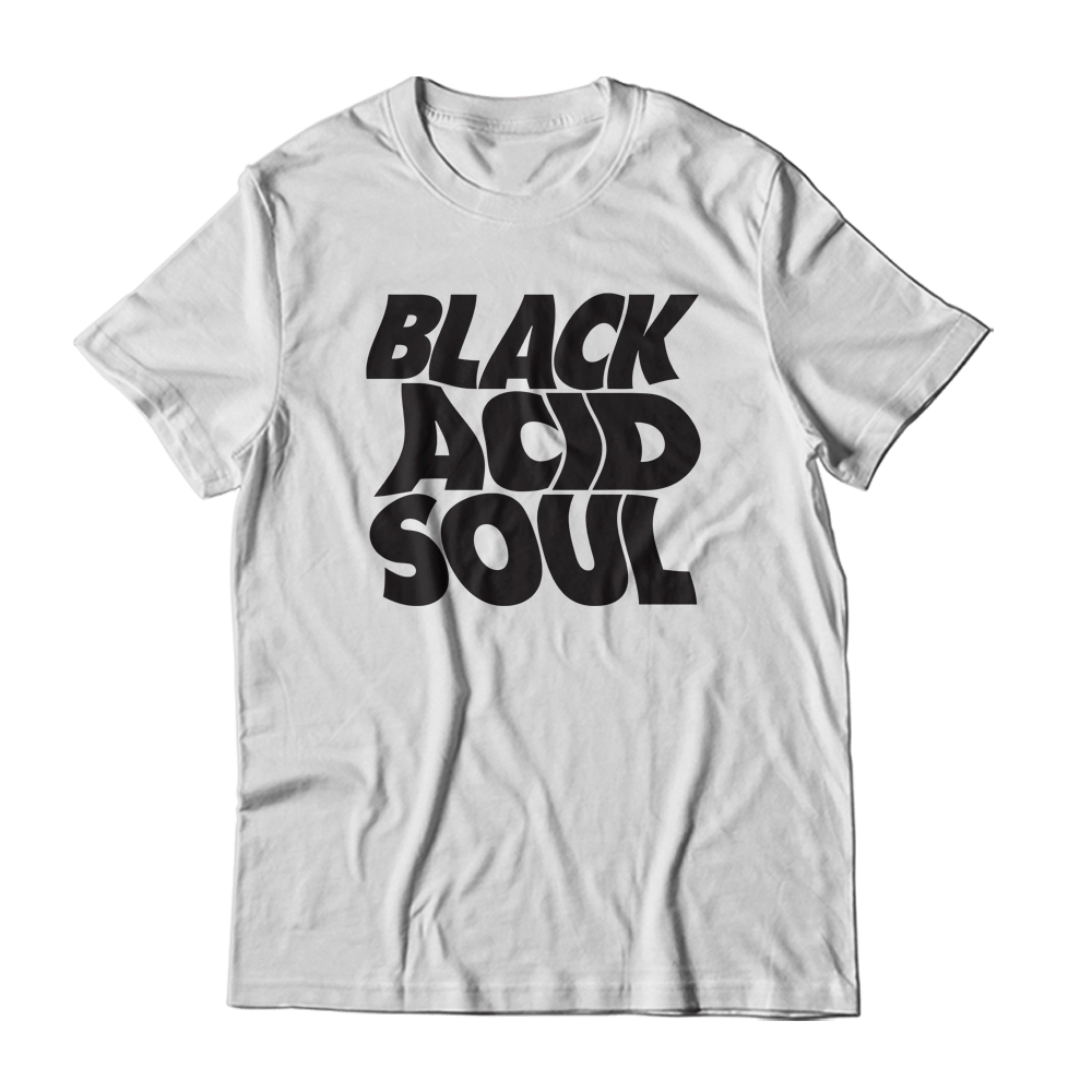 Black Acid Soul T-Shirt (White) by Lady Blackbird