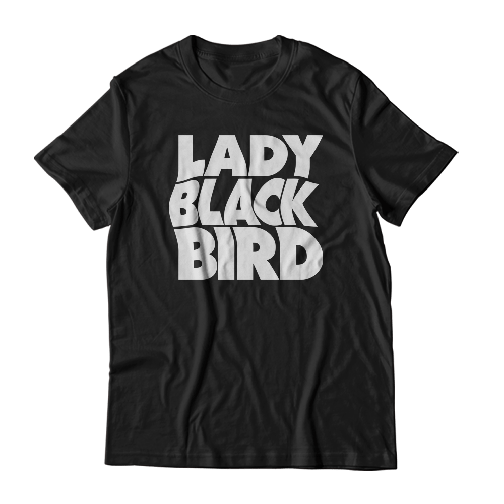 Lady Blackbird Large Logo T-Shirt (Black) by Lady Blackbird