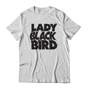 Lady Blackbird Large Logo T-Shirt (White) by Lady Blackbird