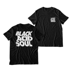 Lady Blackbird Front & Back Print T-Shirt (Black) by Lady Blackbird