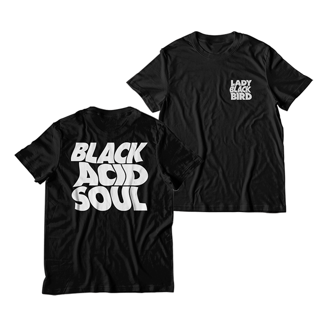 Lady Blackbird Front & Back Print T-Shirt (Black) by Lady Blackbird