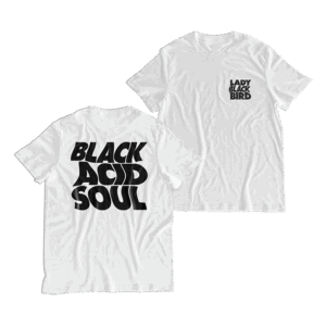 Lady Blackbird Front & Back Print T-Shirt (White) by Lady Blackbird