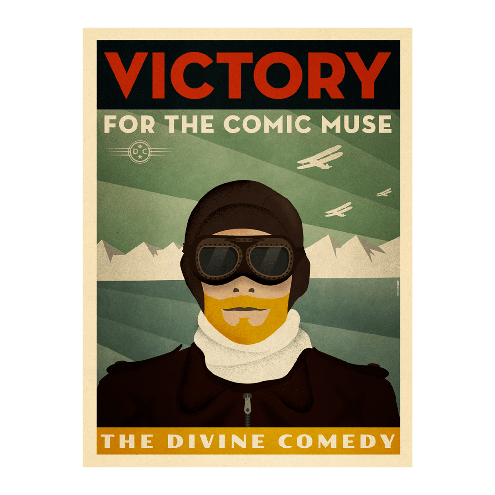 Victory For The Comic Muse Print - The Divine Comedy