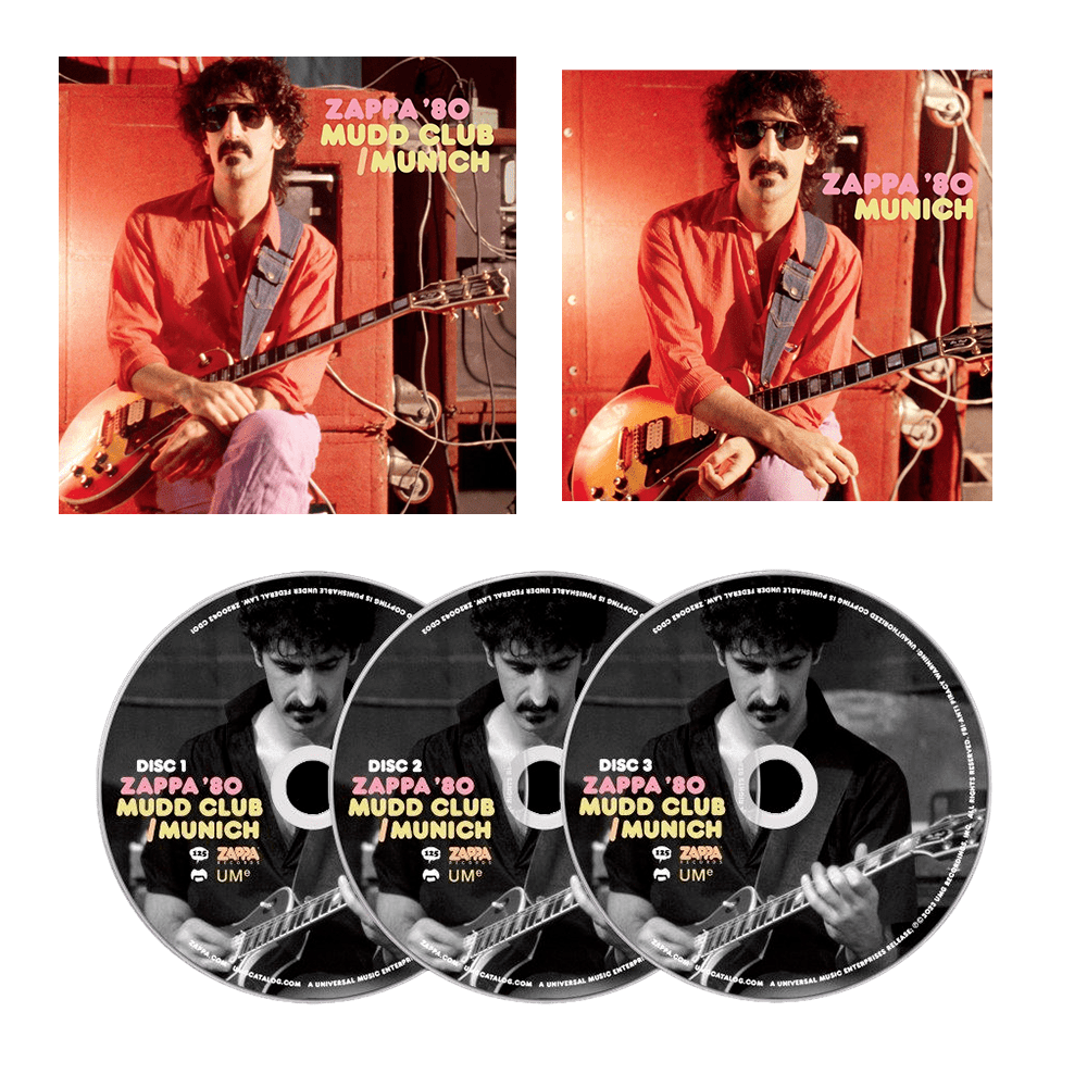 Zappa '80: Mudd Club/Munich 3-Disc CD - Frank Zappa