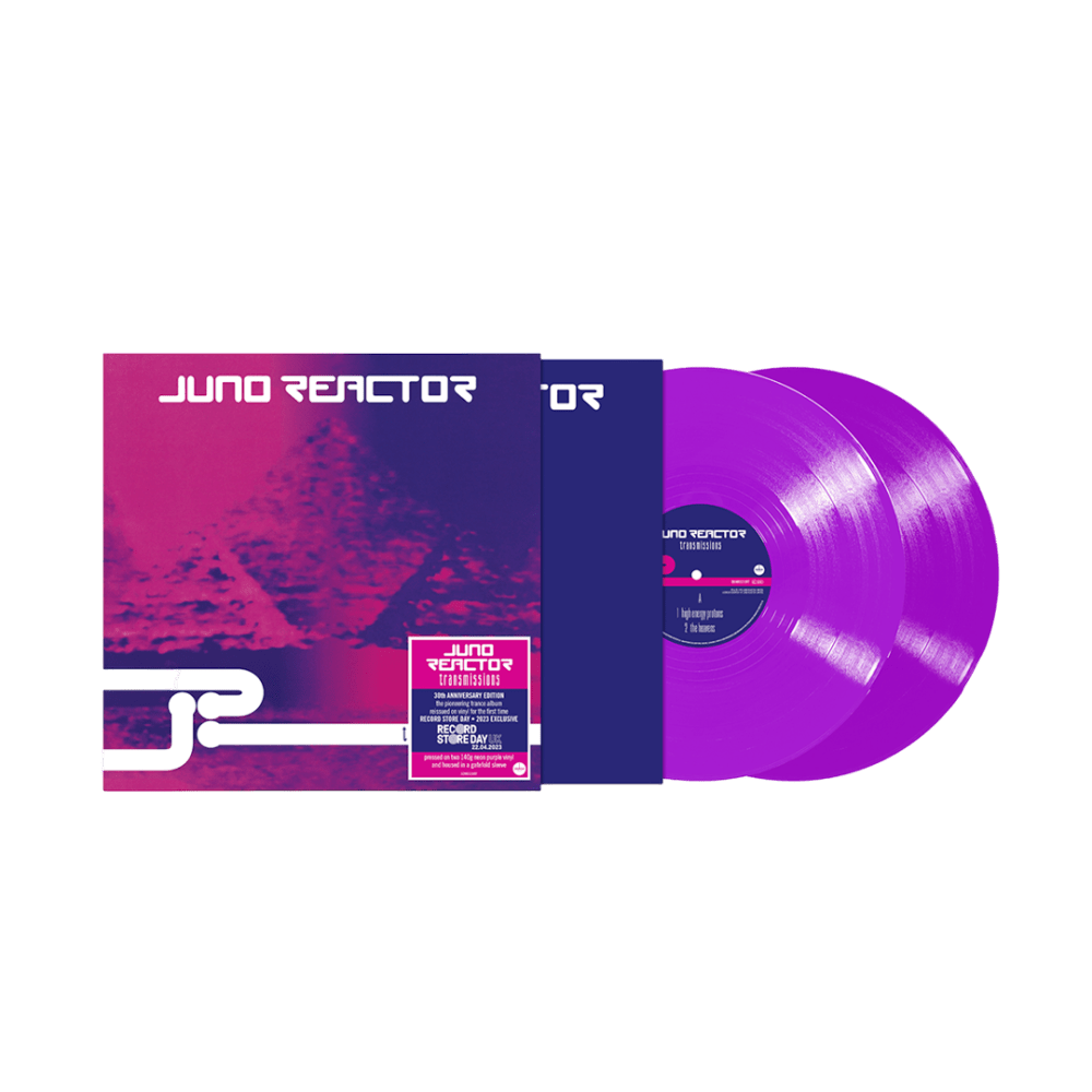Transmissions 30th Anniversary Edition RSD 2023 Neon Violet Double Vinyl - Juno Reactor
