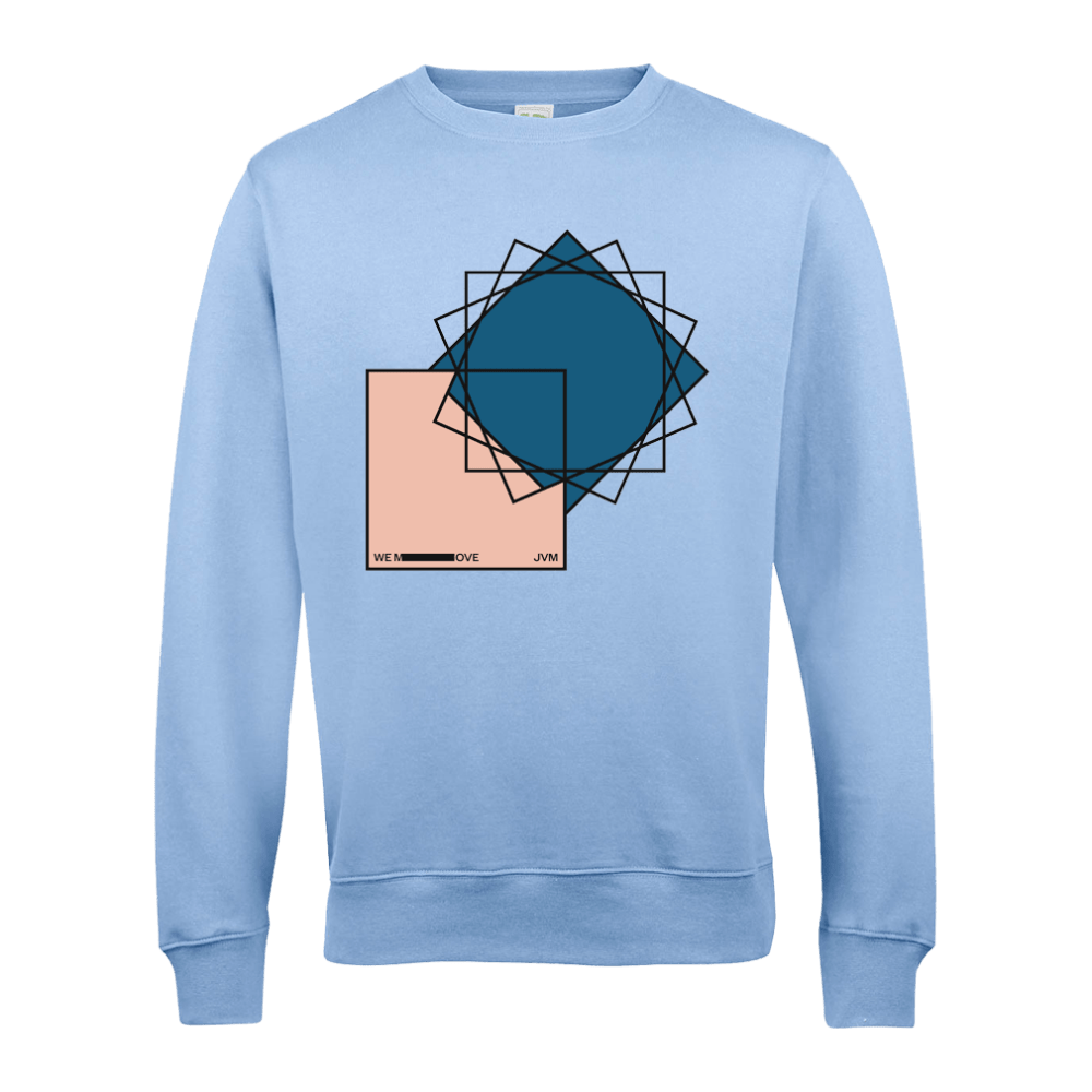 Boxes Blue Sweatshirt - James Vincent McMorrow
