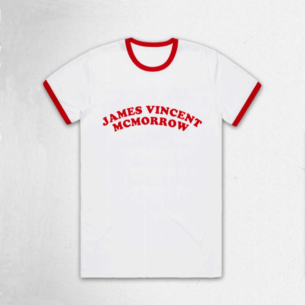 JVM Ringer Tee (Red) - James Vincent McMorrow