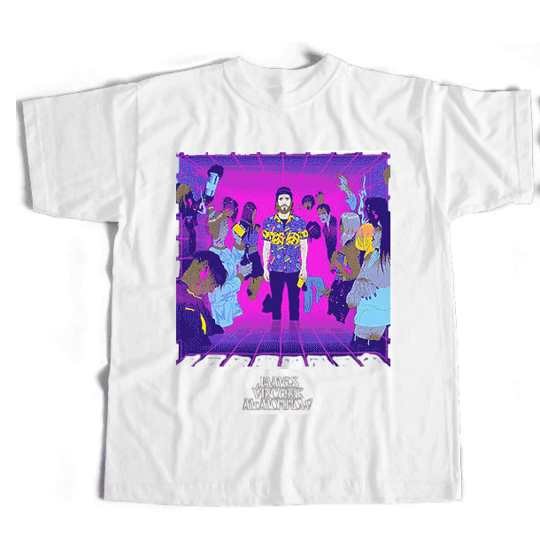 I Should Go White Tee - James Vincent McMorrow