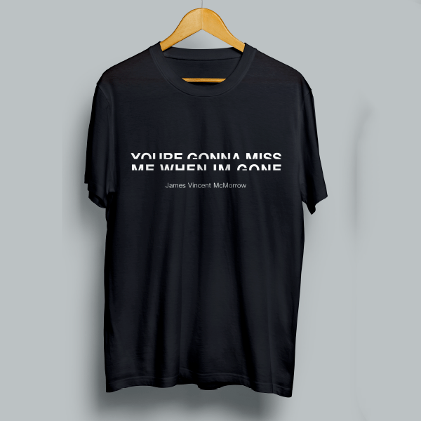 Gone Black Tee - James Vincent McMorrow