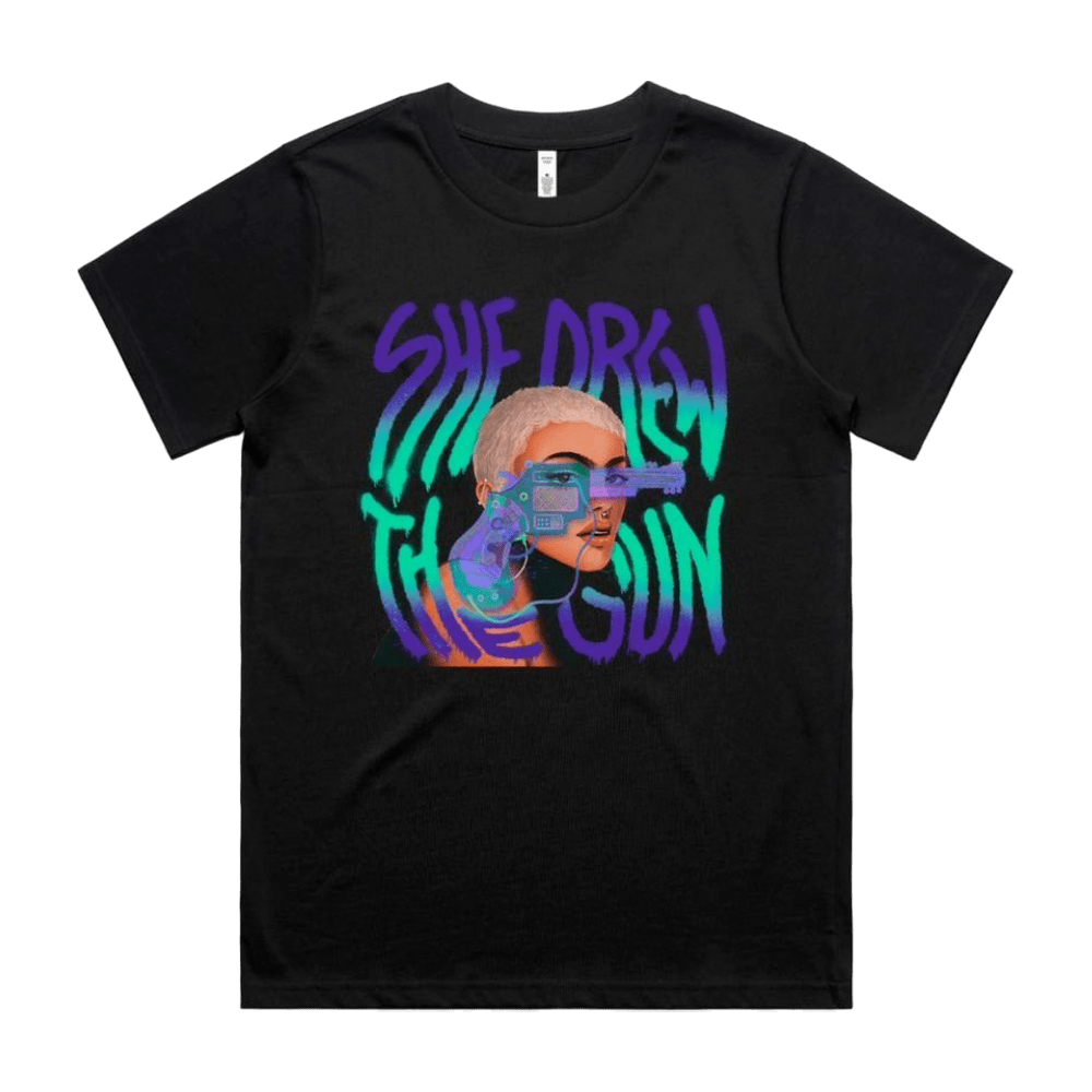 Girl T-Shirt - She Drew The Gun