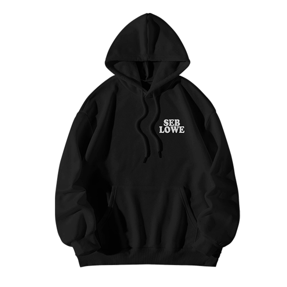 Smile Smile Smile Black Hoodie (POD) - Seb Lowe