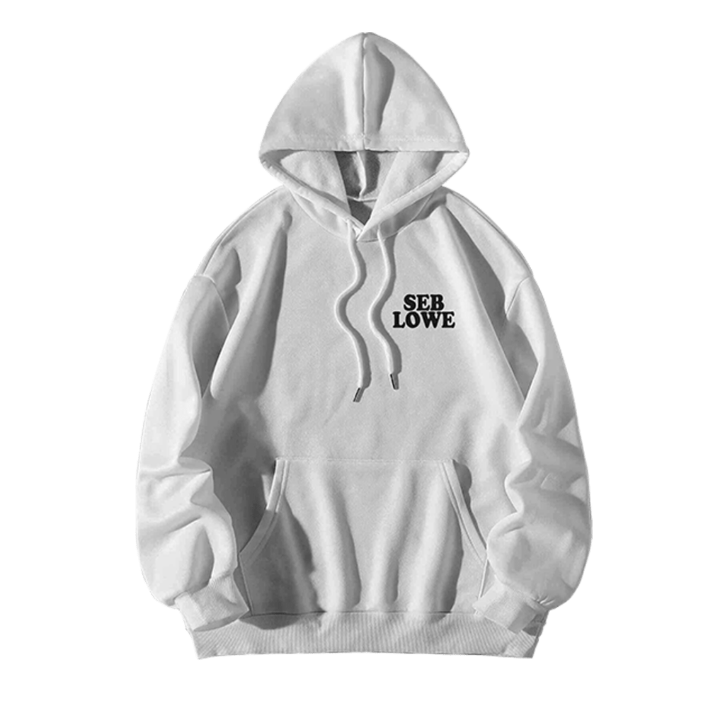 Smile Smile Smile White Hoodie - Seb Lowe