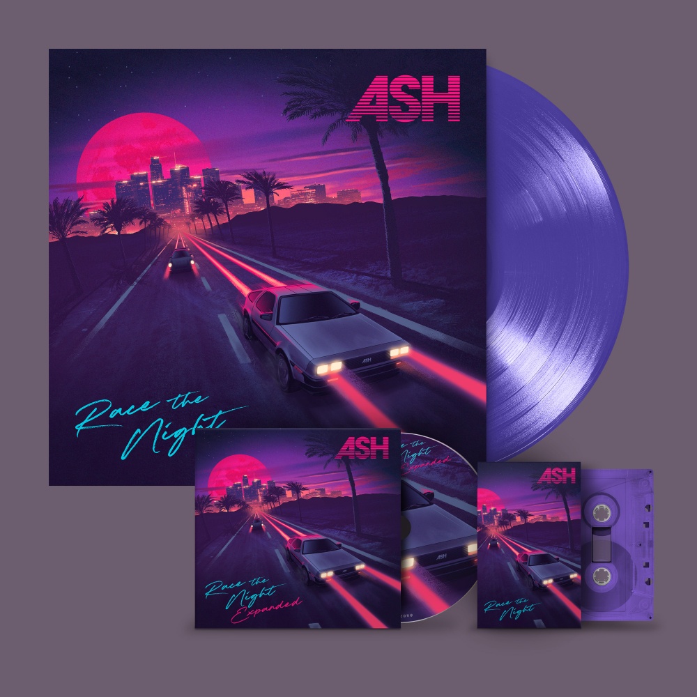 Race The Night Exclusive Limited Edition Purple Coloured Vinyl + Expanded CD + Transparent Purple Coloured Cassette Tape – Ash