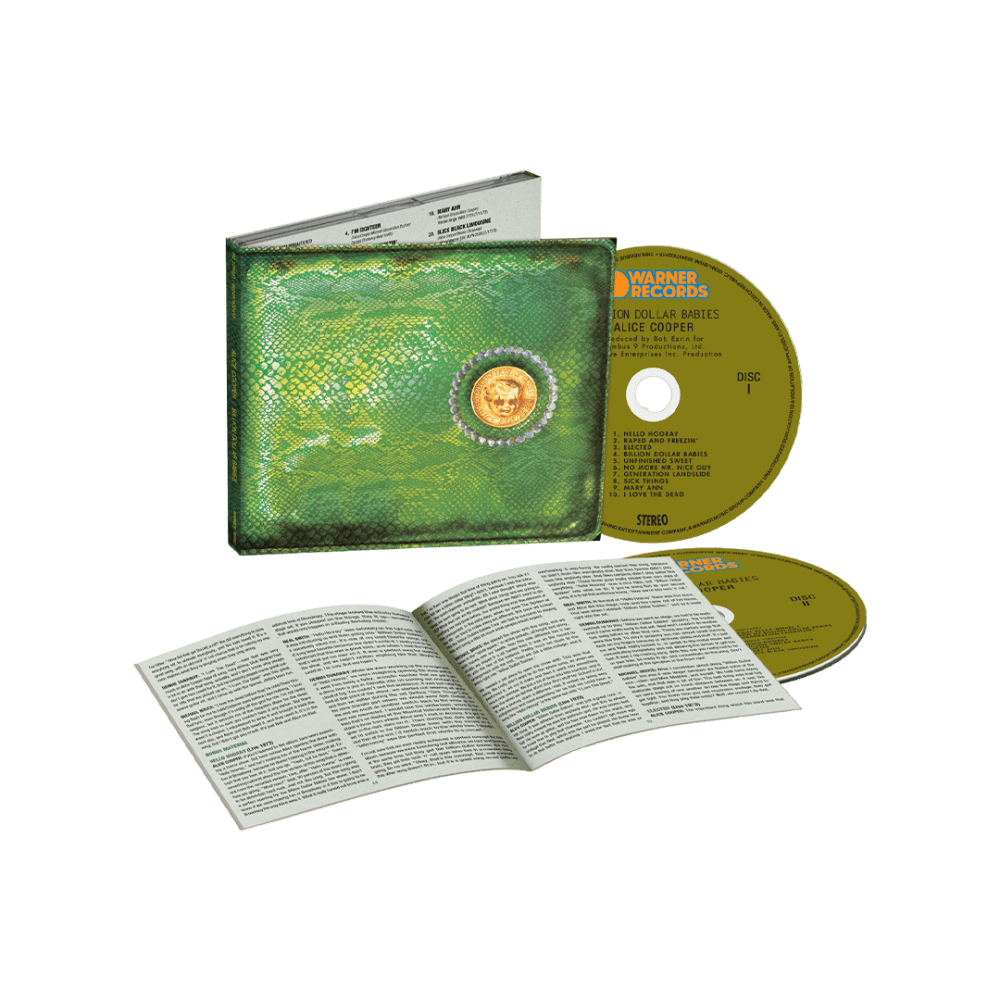 Billion Dollar Babies 50th Anniversary 2-Disc Deluxe CD - Alice Cooper