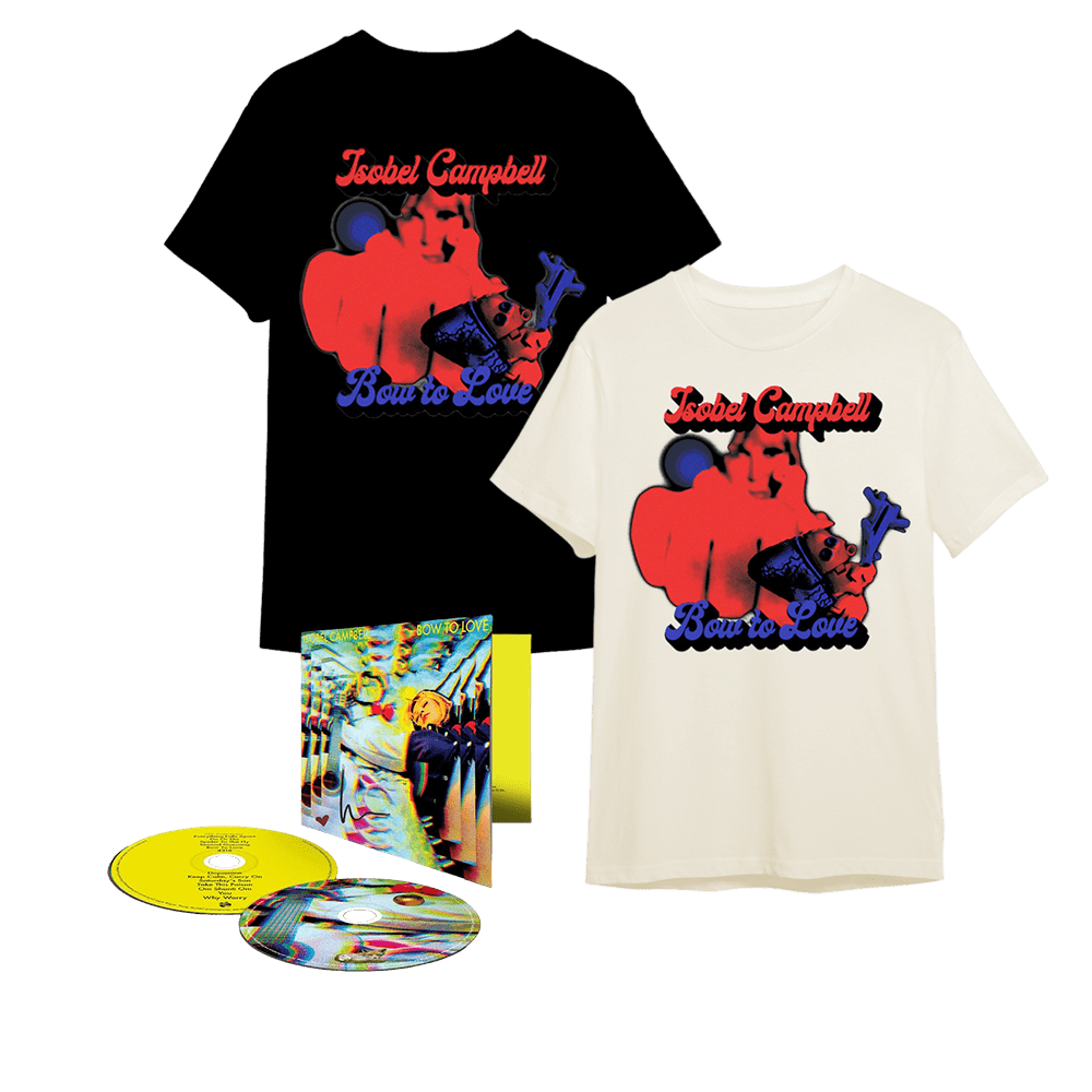 Bow To Love 2CD + T-Shirt (Choice of Colour) - Isobel C&bell