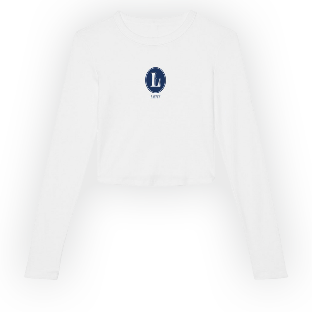 Emblem Long Sleeve Baby Tee - Laufey