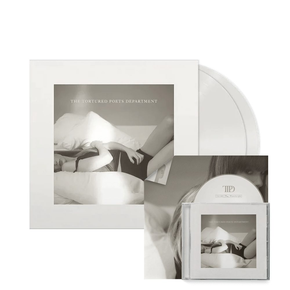 The Tortured Poets Department Ghosted White + CD - Taylor Swift