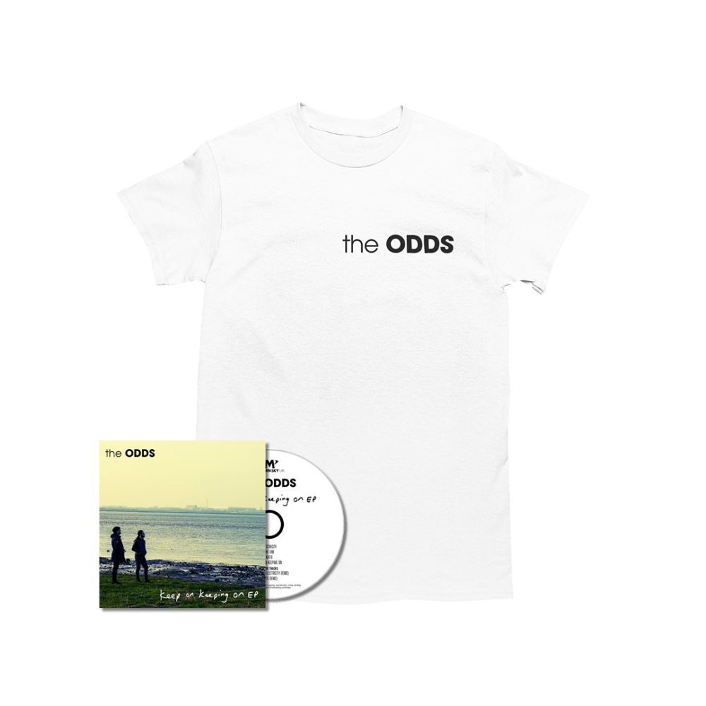 Keep On Keeping On EP CD + White T-Shirt - The Odds