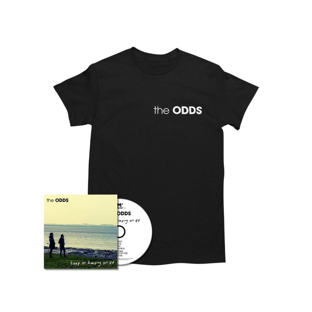 Keep On Keeping On EP CD + Black T-Shirt - The Odds
