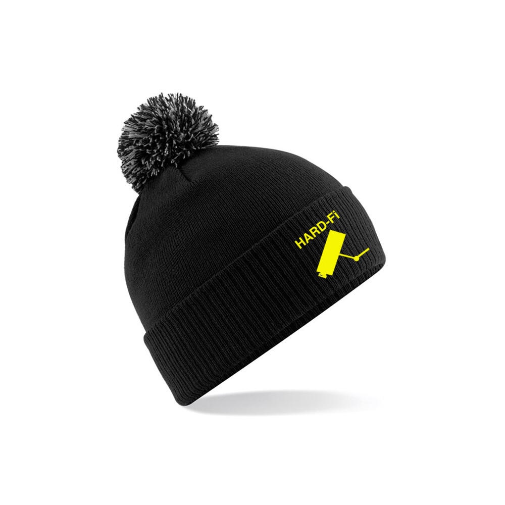 Embroidered Bobble Hat - Hard-Fi
