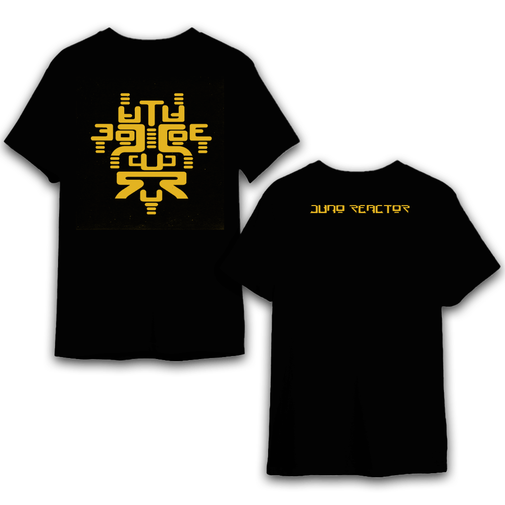 Shango Mask Black T-Shirt - Juno Reactor