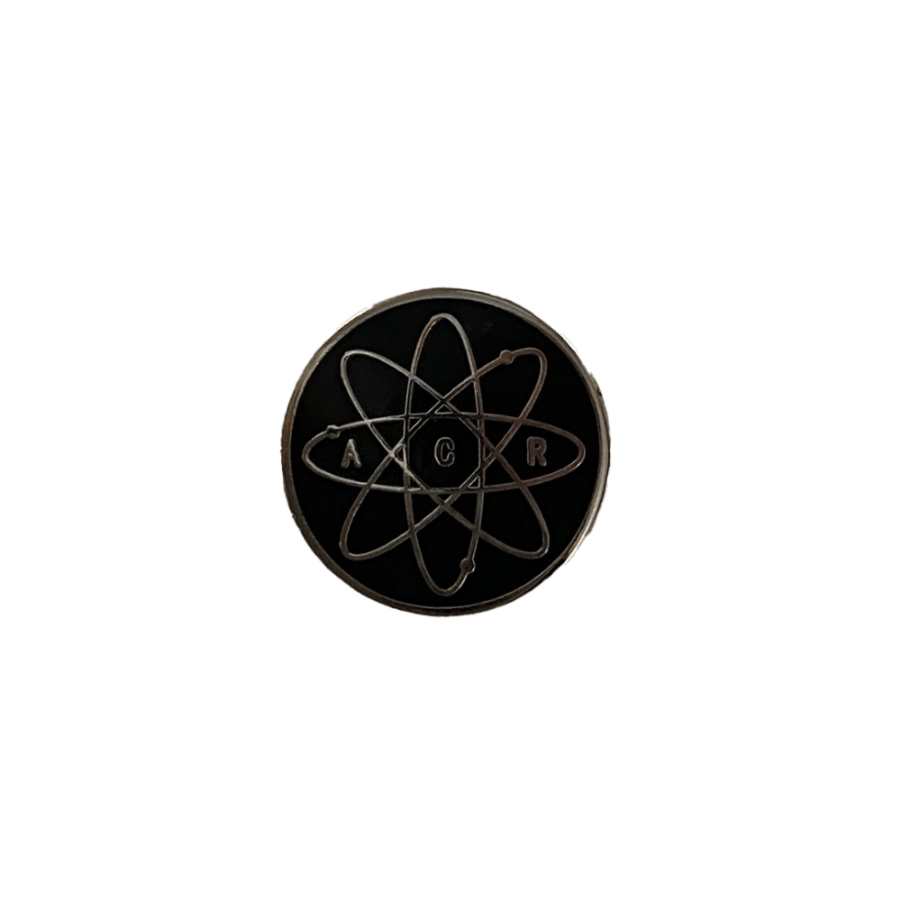 Enamel Atom Badge (Black) - A Certain Ratio