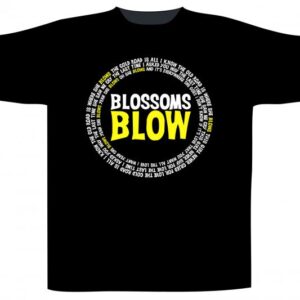 Blossoms Blow Black T-Shirt - Blossoms