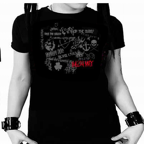 Black Tribal Tour Ladies T-Shirt - Imelda May