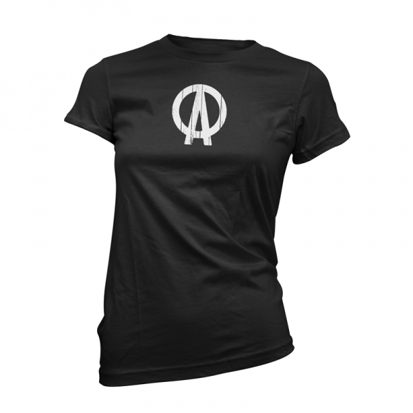 DC Logo Black Womens T-Shirt - Dave Clarke