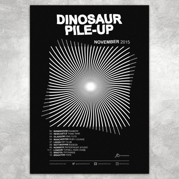 Eleven Eleven Tour Poster - Dinosaur Pile-Up