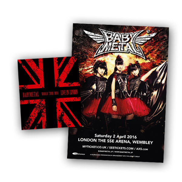 Live In London DVD + Print - Babymetal