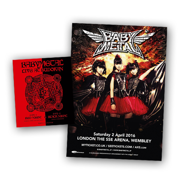 Live At Budokan DVD + Print - Babymetal