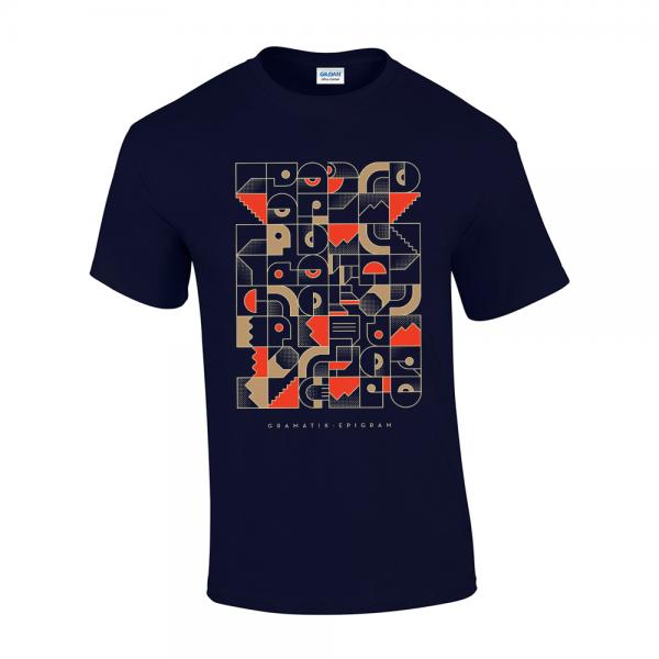 Epigram Navy T-Shirt (Tesla Version) - Gramatik