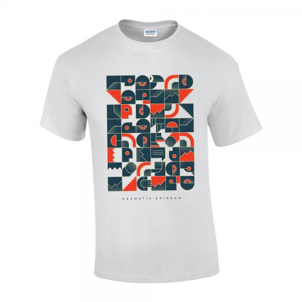 Epigram White T-Shirt (Tesla Version) - Gramatik