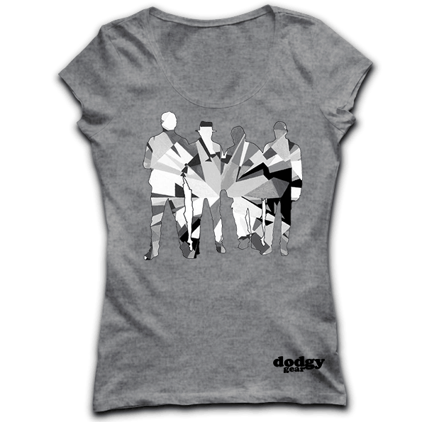 Diamond Dodgy Monochrome Skinny T-Shirt [Limited Edition] - Dodgy