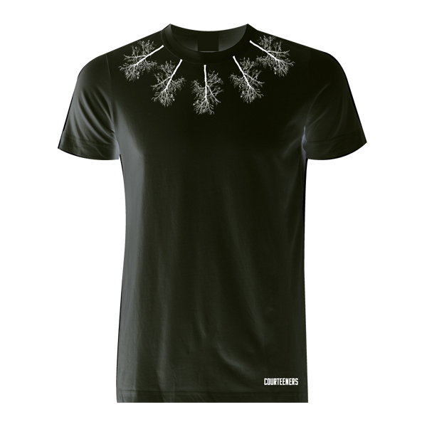 Neckline Trees Black T-Shirt - Courteeners