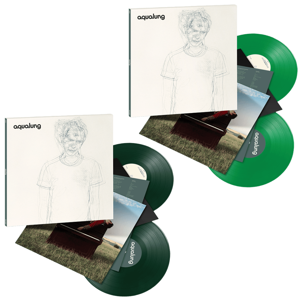 Aqualung Store Exclusive Light Green Colour Vinyl + Aqualung Dark Green + Signed Art Print - Aqualung