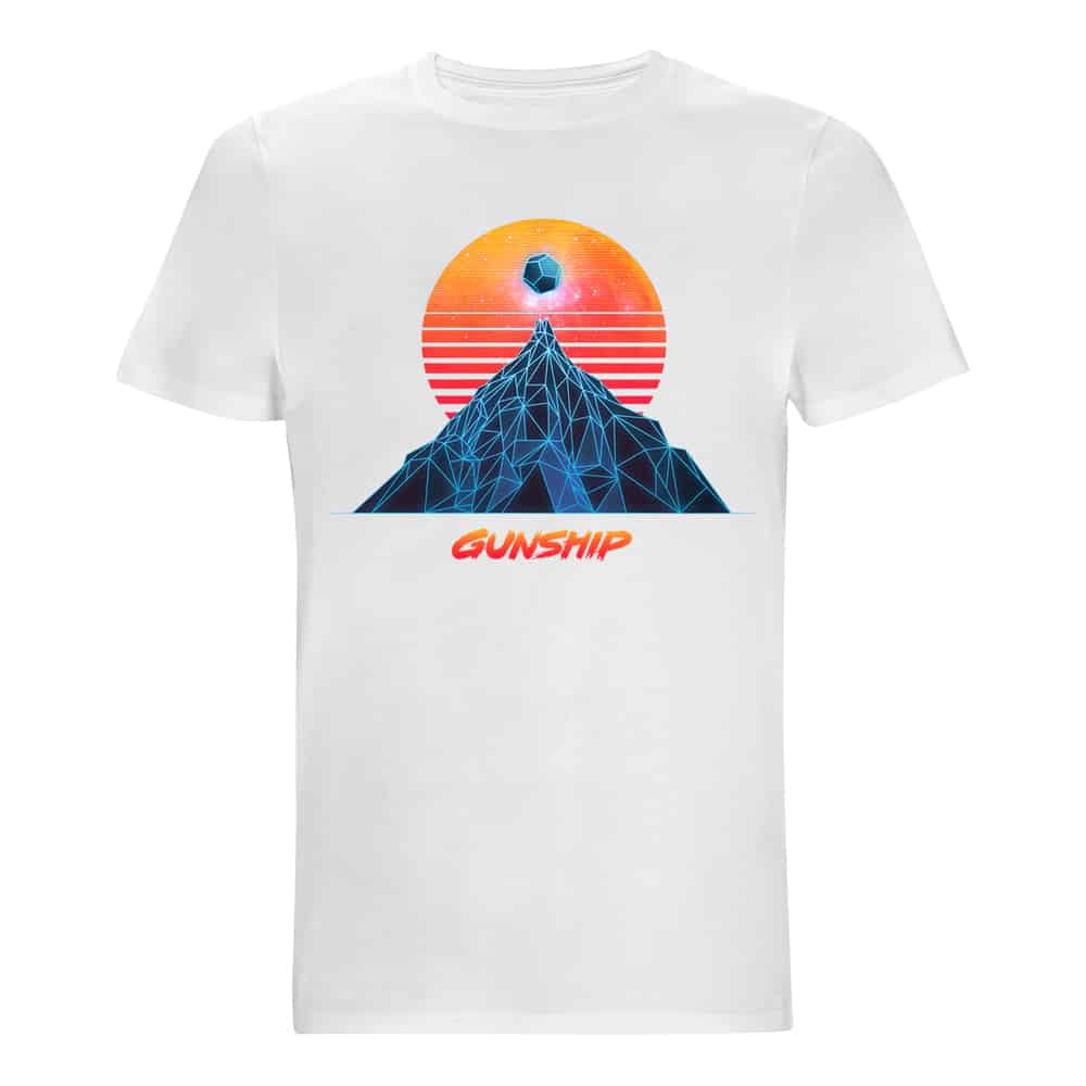 Sun & Mountain Classic T-Shirt (White) - GUNSHIP
