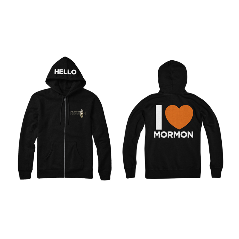 I Heart Mormon Hoodie - Book Of Mormon