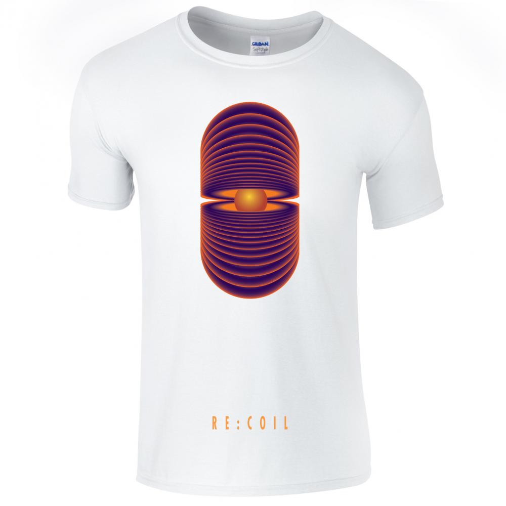 Re:Coil White T-Shirt - Gramatik